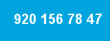 920 156 78 47 920 156 78 47